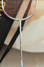 李寧（LI-NING）羽毛球拍雷霆小鋼炮全碳素進(jìn)攻型超輕高磅單拍白色4U 已穿線(xiàn) 曬單實(shí)拍圖