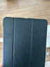 畢亞茲適用2025/24款M3芯片iPad Air7/6保護套 蘋(píng)果平板電腦11英寸保護殼 三折支架硬后殼 PB507-金剛黑 曬單實(shí)拍圖