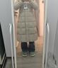 坦博爾羽絨服女長(cháng)款過(guò)膝收腰連帽秋冬商務(wù)保暖外套530872Z 云煙米 165 曬單實(shí)拍圖