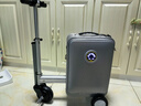 愛(ài)爾威（Airwheel）電動(dòng)行李箱可騎行智能拉桿箱可坐可代步20英寸登機箱 豪華版一銀 曬單實(shí)拍圖