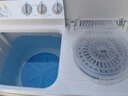 海爾（Haier）13公斤/15公斤半自動(dòng)洗衣機雙桶雙缸家用大容量強勁水流洗洗脫水分離甩干以舊換新波輪老式洗衣機 新款13公斤一級能效 雙缸 小神泡凈洗+噴淋漂洗+腳輪 曬單實(shí)拍圖