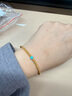 潮宏基 臻金弘古法黃金手鏈女足金手串金珠圓珠手飾送女友新年禮物 計價(jià) 4.8g 曬單實(shí)拍圖