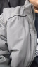 馬克華菲（MARK FAIRWHALE）飛行夾克男士2026春季商務(wù)沖休閑鋒保暖棉襖穿搭風(fēng)大上衣外套服裝 深灰色 【官方正品】 L 【建議140-160斤】 曬單實(shí)拍圖