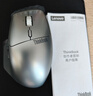 ThinkPad 聯(lián)想thinkplus小黑紅點(diǎn)無(wú)線(xiàn)鼠標 筆記本電腦辦公鼠標 創(chuàng  )作者銀色（無(wú)線(xiàn)藍牙雙模鼠標） 曬單實(shí)拍圖