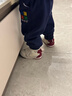 卡特兔寶寶學(xué)步鞋春季新年紅童鞋幼兒園小白鞋1-3歲嬰幼兒阿甘鞋X5CE005 曬單實(shí)拍圖