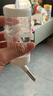 倉鼠金絲熊水壺固定夾玻璃缸整理箱蜜袋鼯飲水器固定卡扣喝水壺 飲水器夾子+80ML不銹鋼頭水壺 白色 曬單實(shí)拍圖