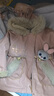 迪士尼寶寶女童外套秋冬2026新款兒童瘋狂動(dòng)物城連帽派克服加厚童裝棉服 曬單實(shí)拍圖
