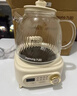 九陽(yáng)（Joyoung）凈萃全玻璃0膠水養生壺  辦公室多功能煮茶器花茶壺 燒水壺恒溫電熱水壺 24h預約保溫 1L WY107 曬單實(shí)拍圖