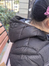 巴拉巴拉童裝兒童排骨羽絨服男童女童親子裝輕薄內膽年新款冬裝外套潮 墨硯黑-連帽-灰鴨絨 清潔度1000+ 130 充絨量48g 曬單實(shí)拍圖