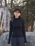 迪桑特（DESCENTE）WOMEN’S TRAINING系列女士半拉鏈長(cháng)袖針織衫 BK-黑色 M (165/84A) 曬單實(shí)拍圖