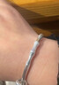 ZF-DR新款滿(mǎn)天星純銀手鐲女999實(shí)心足銀鐲子手鏈年輕款送女友生日禮物 生日禮物女士-25克_愛(ài)如初見(jiàn)開(kāi)口 曬單實(shí)拍圖