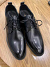 紅蜻蜓男鞋系帶商務(wù)鞋新款英倫男士皮鞋正裝鞋男幫牛皮德比鞋WTA43334 黑色升級版 42 曬單實(shí)拍圖