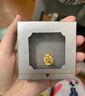 周大福玫瑰花黃金吊墜女(工費:220計價(jià))EOF1083新年禮物 足金 約4.75g 曬單實(shí)拍圖