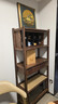 色格黑胡桃木實(shí)木博古架茶具茶室展示柜古董架書(shū)架客廳多寶辦公室架子 山嵐·博古架 曬單實(shí)拍圖