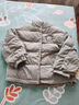 茵曼休閑輕薄鴨絨羽絨服冬女裝小個(gè)子寬松短外套大衣上衣 淺灰綠 XL 曬單實(shí)拍圖