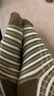 棉十三襪子女中筒襪秋冬季復古咖色堆堆襪【美拉德風(fēng)】女襪長(cháng)襪8雙tt 曬單實(shí)拍圖