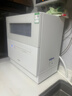松下（Panasonic）臺式洗碗機5套 三代K1Y 納諾怡7天存儲 80℃高溫除菌 29分鐘速洗 熱風(fēng)烘干雙層碗籃臺面小型刷碗機 曬單實(shí)拍圖