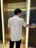 柒牌（SEVEN）【10A抗菌2A防螨/莫代爾】商務(wù)短袖襯衫男士2026春夏季新品 大白 38 曬單實(shí)拍圖