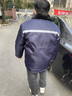 左斯客冬季加厚棉衣工作服男上衣耐臟保暖防寒棉襖外套反光條勞保 加絨加厚棉服（不可拆卸） L 170建議體重105-130斤 曬單實(shí)拍圖