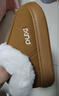 樸西棉拖鞋女士冬季包跟室內家居保暖厚底月子棉鞋女款外穿秋冬季 棕色 均碼 (245mm) 適合37-38 曬單實(shí)拍圖