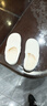 UGG同款 棉拖鞋女士冬季家居厚底防滑保暖外穿毛絨軟底半包跟棉鞋 米色 38-39 【適合37-38】 曬單實(shí)拍圖