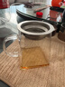 愛(ài)舒貝（AISHUBEI）玻璃公道杯帶過(guò)濾網(wǎng)茶漏套裝茶具配件茶海分茶器加厚功夫茶杯大號 公道杯+茶漏350ml 曬單實(shí)拍圖