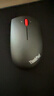 ThinkPad 聯(lián)想thinkplus小黑紅點(diǎn)無(wú)線(xiàn)鼠標 筆記本電腦辦公鼠標 雙模-無(wú)線(xiàn)藍牙鼠標（石墨黑） 曬單實(shí)拍圖