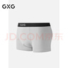 GXG男士?jì)妊潯?條裝】 透氣平角褲內襠抑菌內褲男 25年夏季新品 黑色/深灰/藏青 L 曬單實(shí)拍圖