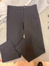 優(yōu)衣庫男裝彈力長(cháng)褲/內里起毛休閑褲褲子常規款479372 08 深灰色 S /165/72A 曬單實(shí)拍圖