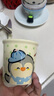 可愛(ài)陶瓷馬克杯情侶咖啡杯高顏值禮物伴手禮 企鵝妞妞手握杯 曬單實(shí)拍圖
