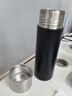 富光保溫杯全鋼男款水杯子茶水分離高檔定制送禮泡茶杯定制中秋節禮物 雅致黑520ml【316L不銹鋼內膽】 曬單實(shí)拍圖
