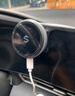 黑鯊無(wú)線(xiàn)車(chē)載充電器磁吸散熱制冷支架車(chē)充適用蘋(píng)果華為小米低溫快充超強吸力 黑色 曬單實(shí)拍圖