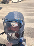 嬰兒車(chē)雨罩擋風(fēng)罩秋冬加厚夾棉手推車(chē)雨披雨衣罩防寒保暖遮雨罩冬 防風(fēng)罩【三層加厚】 曬單實(shí)拍圖