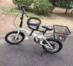 JEEP吉普折疊自行車(chē)帶娃20寸學(xué)生男女士變速折疊車(chē)通勤親子自行車(chē)賽利 升級版-皎月白【前車(chē)框+加大座墊】 20寸（推薦身高140-185CM） 7速 曬單實(shí)拍圖