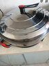 電蒸鍋家用大容量多層電蒸籠多功能蒸菜饅頭三層不銹鋼定時(shí)保溫多用途插電蒸汽鍋 直徑47CM【火力+保溫+定時(shí)+自斷電】18人使用 曬單實(shí)拍圖