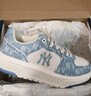 MLB官方板鞋女鞋子 情侶學(xué)長(cháng)鞋透氣休閑鞋老花運動(dòng)鞋潮鞋 3ASXS015N 紐約洋基隊/藍色 38 (240mm) 曬單實(shí)拍圖