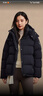 波司登（BOSIDENG）【小蠻腰】25新款羽絨服商場(chǎng)同款女短款90絨可脫卸帽顯瘦保暖外套 黑色|8056 XS 155/80A 體重約100斤以?xún)?曬單實(shí)拍圖