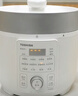 東芝（TOSHIBA）304不銹鋼0涂層芝味2-4人家用多功能迷你中高壓鍋智能預約電飯煲14重安全保護 大容量 雙內膽 4.8L PC-48MRSC(W) 曬單實(shí)拍圖