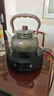 高茗玻璃煮茶壺煮茶器新款中式耐高溫燒水提梁壺家用大功率電陶爐套裝 【煮茶套裝】墨香壺+唐戈爐 曬單實(shí)拍圖