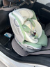 Prigel舒安pro新生嬰幼兒寶寶兒童安全座椅可坐可躺車(chē)載汽車(chē)用0-6-12歲 舒安pro 奶油青提(不窩脖設計+單手旋轉+175°大躺角) 曬單實(shí)拍圖