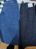 優(yōu)衣庫合作款/男裝直筒牛仔褲/水洗產(chǎn)品丹寧牛仔褲485737 69 藏青色 30 /165/76A 曬單實(shí)拍圖