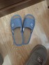 利達妮日式亞麻拖鞋2025新款情侶布麻家用居家防滑男士家居棉涼拖鞋男 曬單實(shí)拍圖