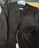 海瀾之家（HLA）西服套裝男春秋新輕商務(wù)經(jīng)典系列西裝套裝 黑色02【西服+西褲】 L 175/96B推薦138~150斤 曬單實(shí)拍圖