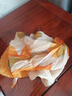 故事人生桑蠶絲國風(fēng)荷花時(shí)尚真絲小方巾女絲巾春夏秋韓版女友護頸圍脖領(lǐng)巾 橙色漸變 53*53cm 曬單實(shí)拍圖