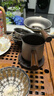 不拙茶漏過(guò)濾網(wǎng)茶濾茶葉過(guò)濾器茶具配件純鈦竹節茶濾網(wǎng)胡桃木架鈦公杯 曬單實(shí)拍圖