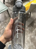 樂(lè )扣樂(lè )扣水杯吸管杯大容量運動(dòng)官方正品水壺男兒童上學(xué)專(zhuān)用杯子灰色950Ml 曬單實(shí)拍圖