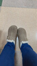 森達毛毛鞋女冬季商場(chǎng)同款毛絨保暖休閑鞋XWN01AM6 卡其色 36 曬單實(shí)拍圖