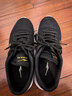 鴻星爾克男鞋運動(dòng)鞋男減震防滑跑步鞋系帶輕便旅游鞋子男士黑色休閑網(wǎng)面鞋 正黑/國王金-2113 41 曬單實(shí)拍圖