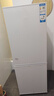 海爾（Haier）冰箱雙開(kāi)門(mén)風(fēng)冷無(wú)霜家用出租房小戶(hù)型小冰箱冷藏冷凍二門(mén)超薄節能省電冰箱以舊換新 178升白|2天約1度電|性?xún)r(jià)比首選|冷凍大抽屜 曬單實(shí)拍圖