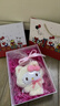 nakajima日本三麗鷗hellokitty正版軟萌貓咪凱蒂貓kt貓公仔玩偶毛絨玩具 公仔+禮盒 高18cm 曬單實(shí)拍圖